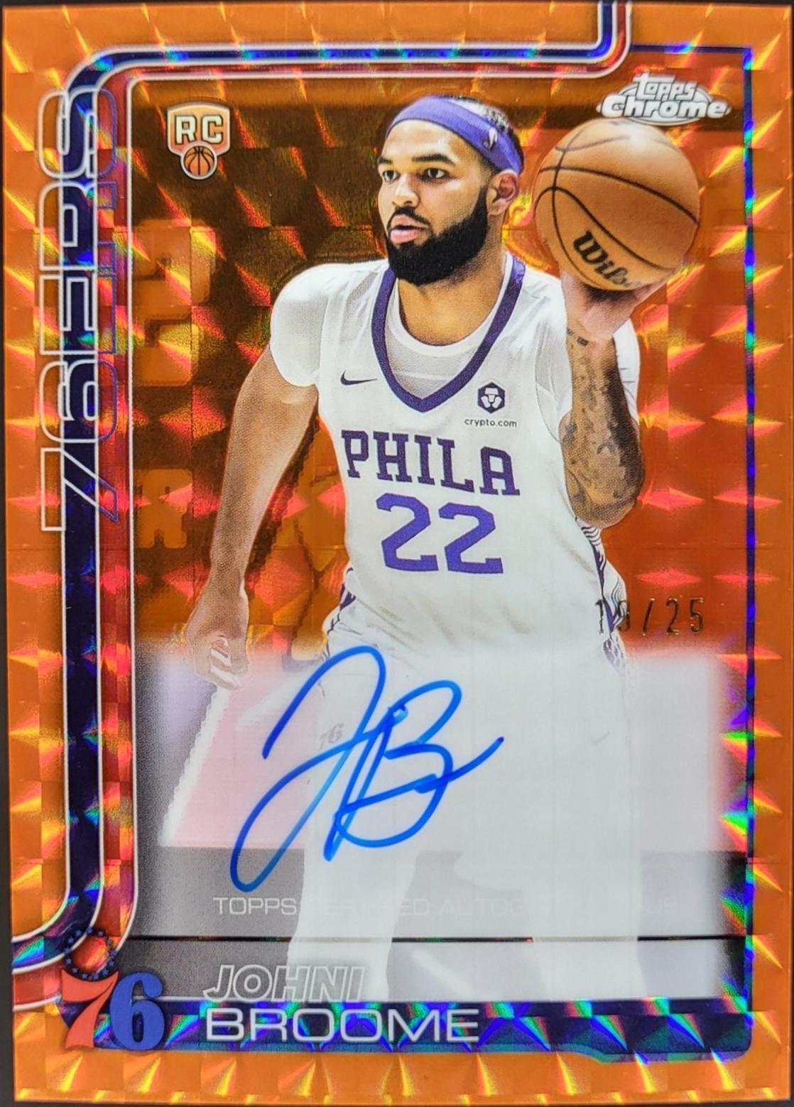Johni Broome [Refractor Orange] #TCAR-JBE