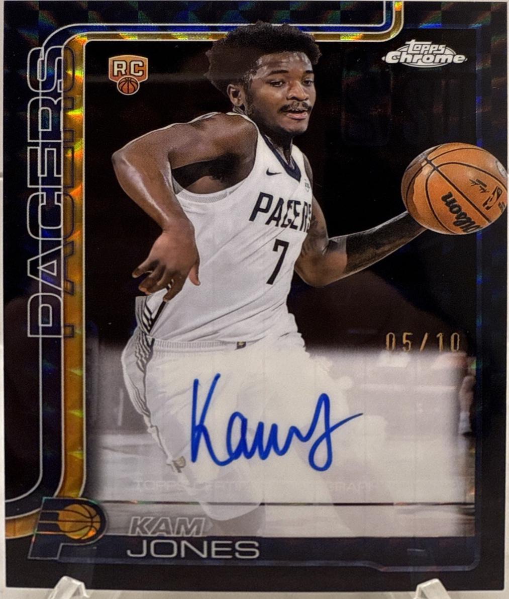 Kam Jones [Refractor Black] #TCAR-KJ