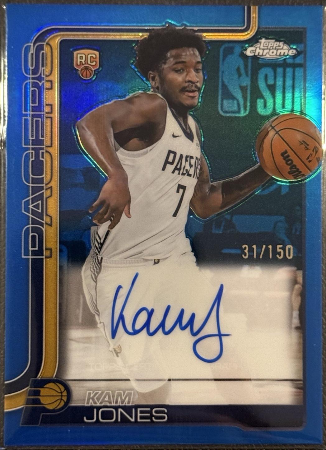 Kam Jones [Refractor Blue] #TCAR-KJ