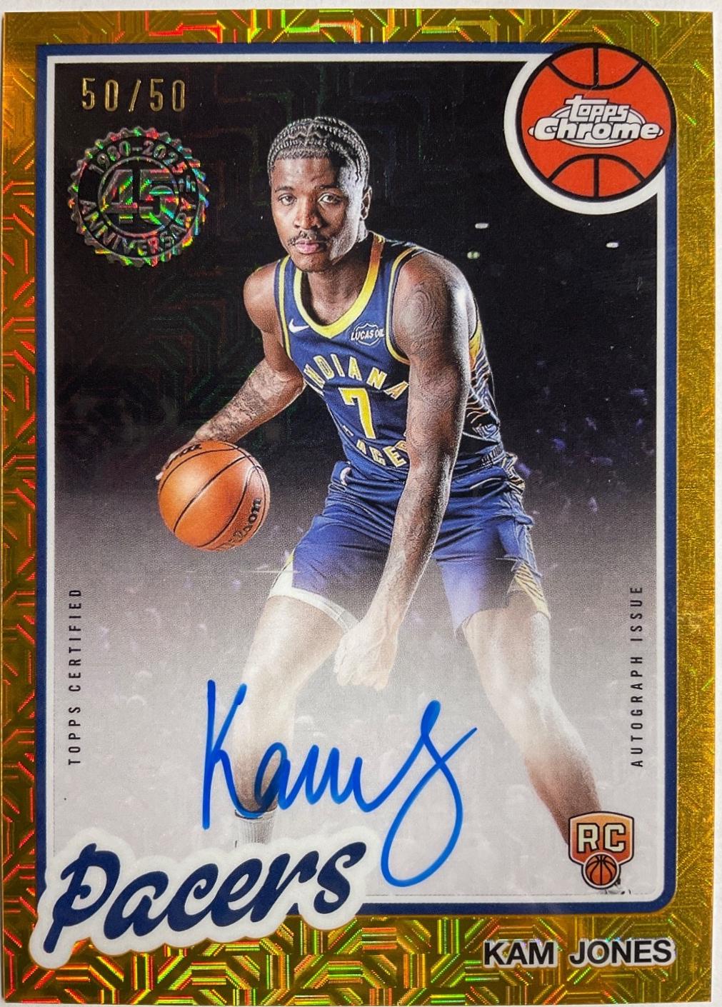 Kam Jones [Refractor Gold] #TCAR-KJ