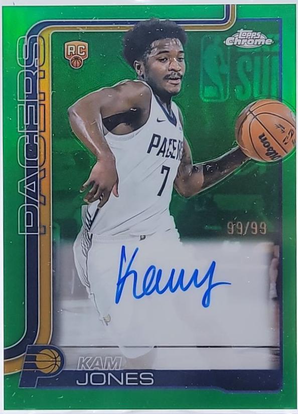 Kam Jones [Refractor Green] #TCAR-KJ