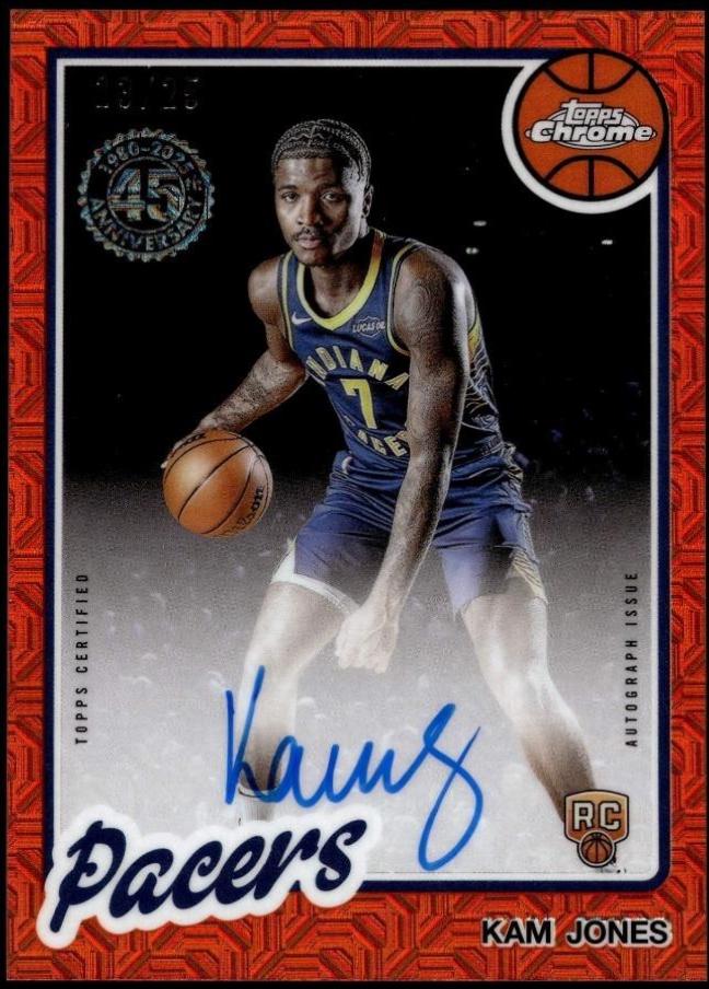 Kam Jones [Refractor Orange] #TCAR-KJ