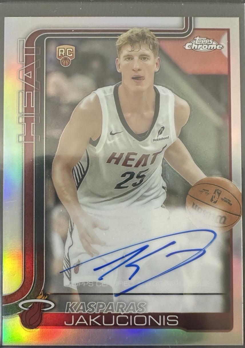 Kasparas Jakucionis [Refractor] #TCAR-KAJ