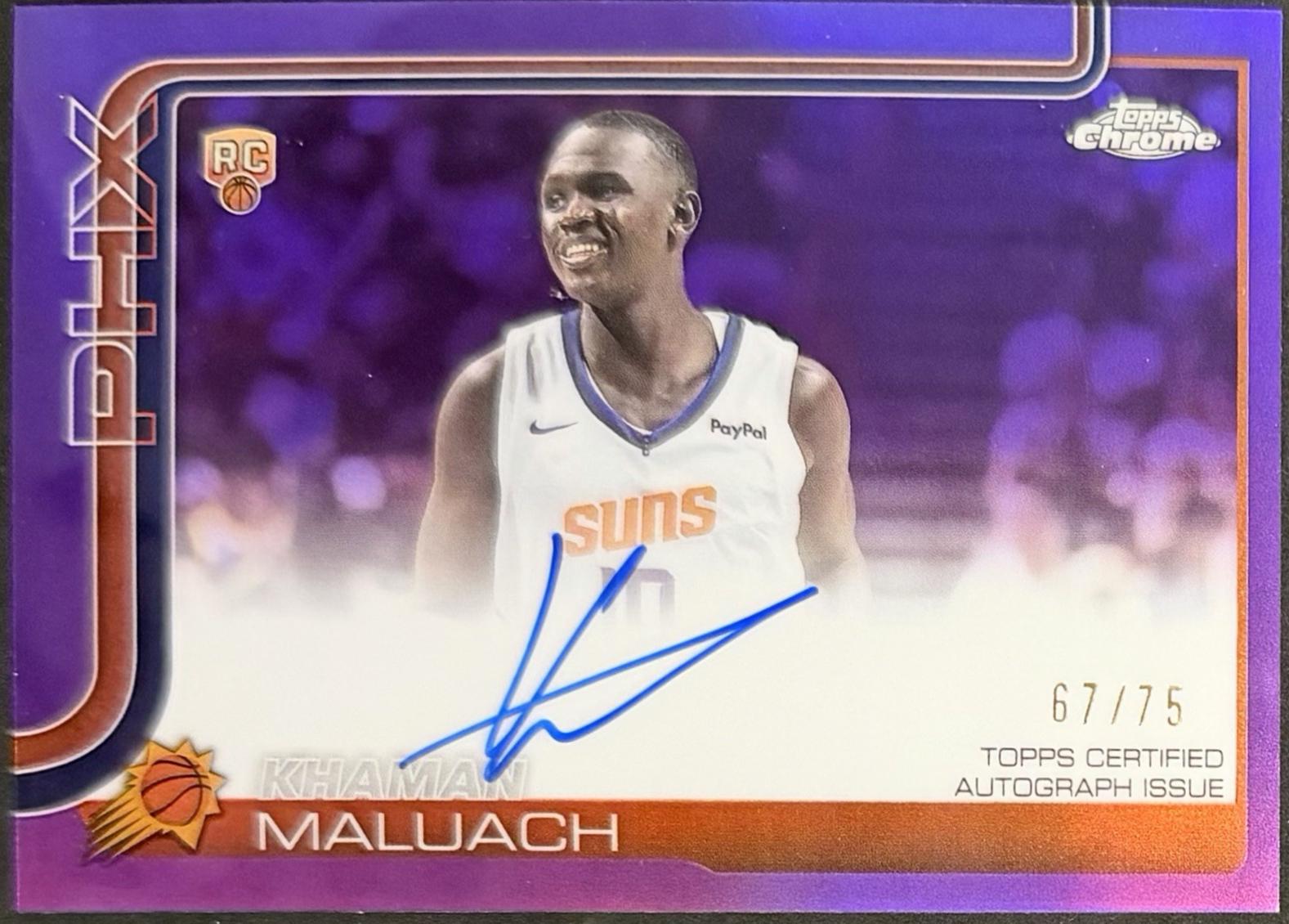 Khaman Maluach [Refractor Purple] #TCAR-KM