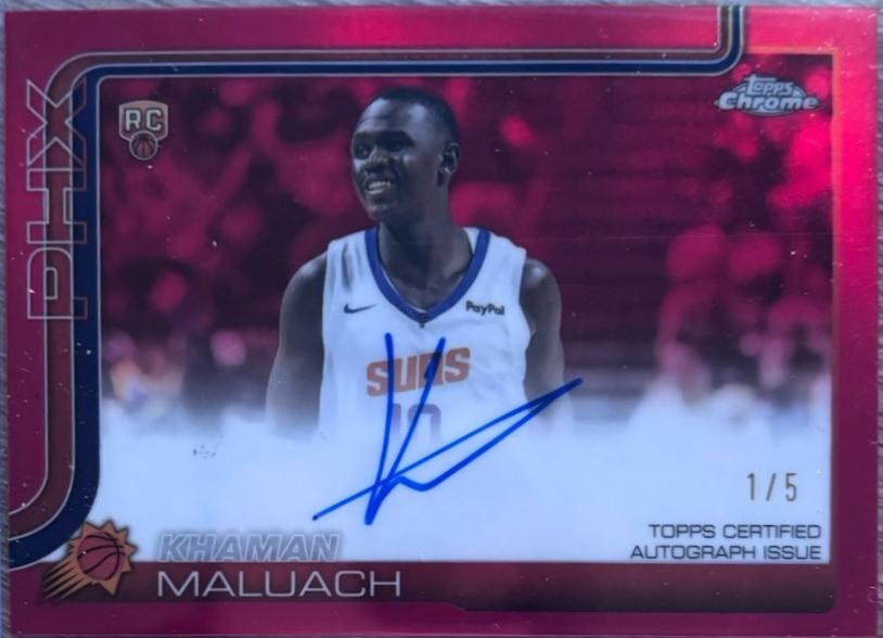 Khaman Maluach [Refractor Red] #TCAR-KM