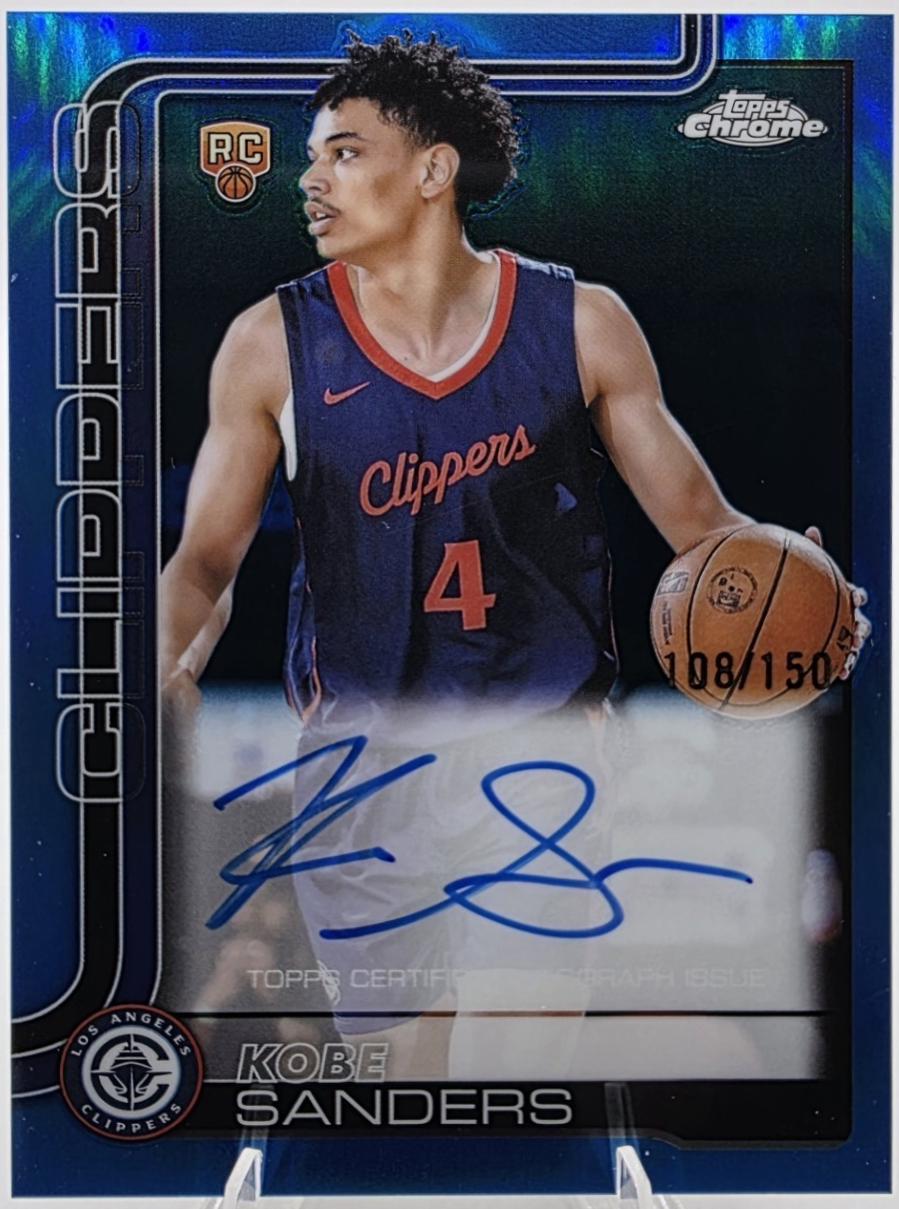 Kobe Sanders [Refractor Blue] #TCAR-KS