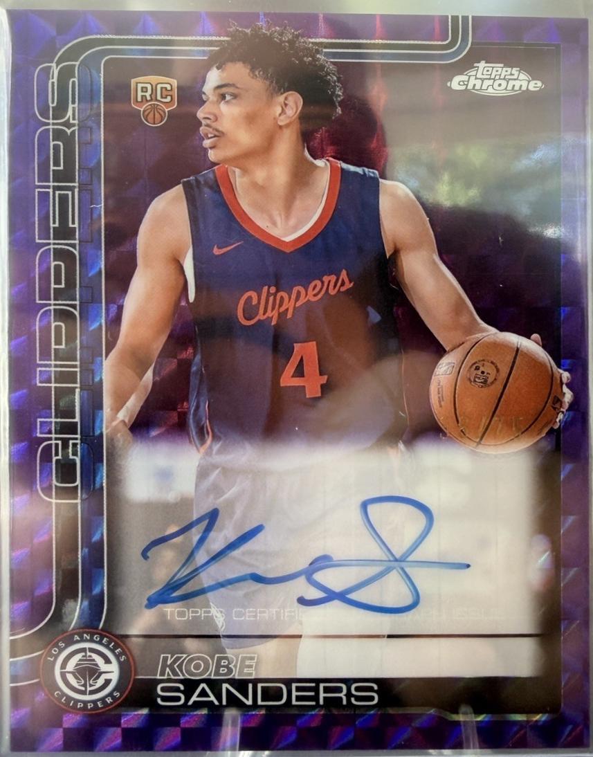 Kobe Sanders [Refractor Purple] #TCAR-KS