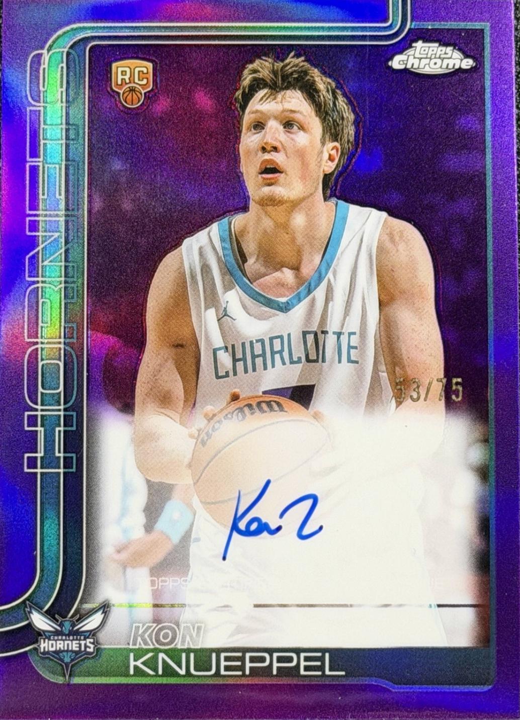 Kon Knueppel [Refractor Purple] #TCAR-KK