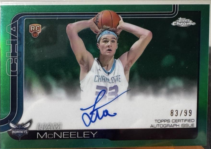 Liam McNeeley [Refractor Green] #TCAR-LM