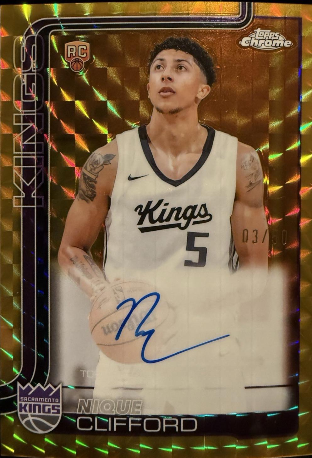 Nique Clifford [Refractor Gold] #TCAR-NC