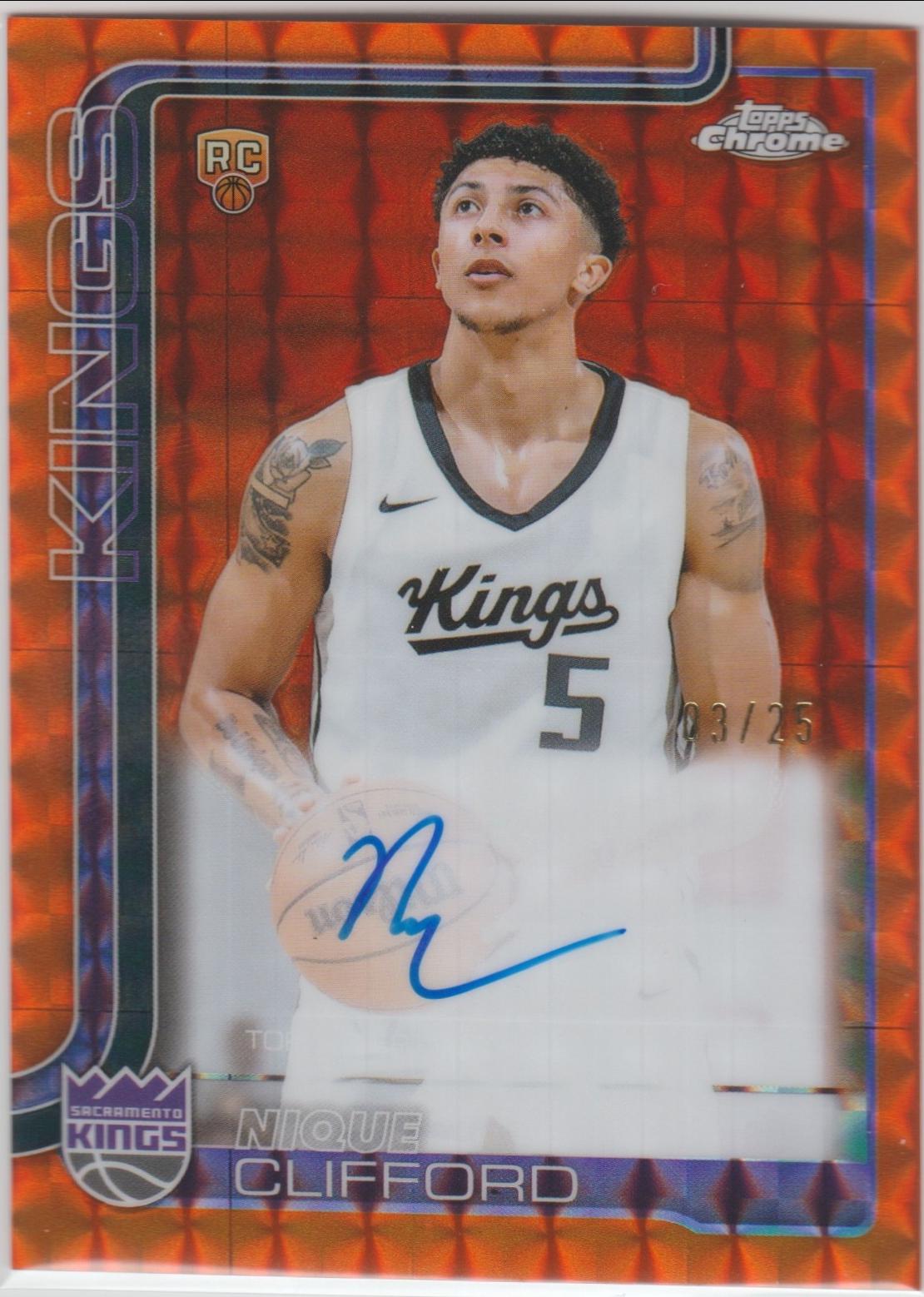 Nique Clifford [Refractor Orange] #TCAR-NC