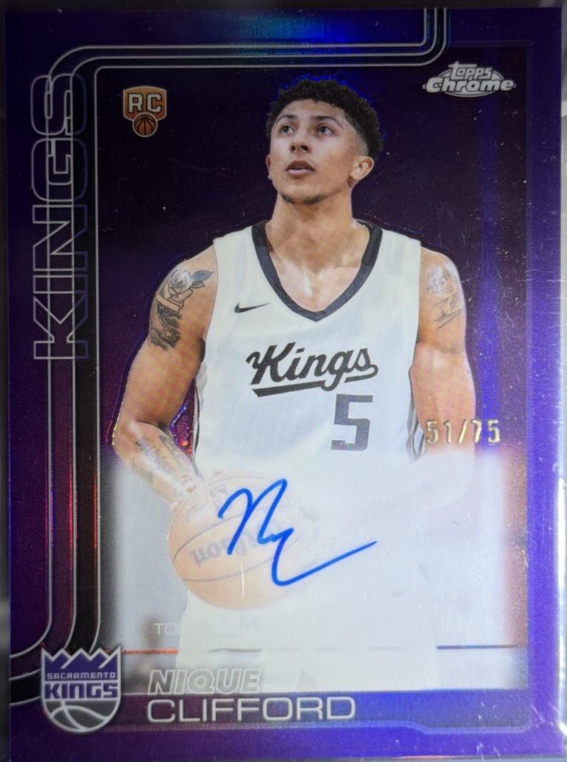 Nique Clifford [Refractor Purple] #TCAR-NC