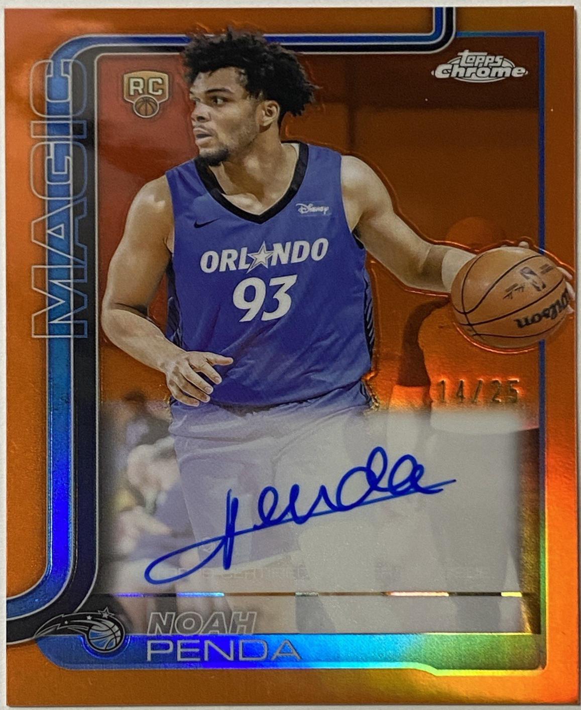 Noah Penda [Refractor Orange] #TCAR-NP