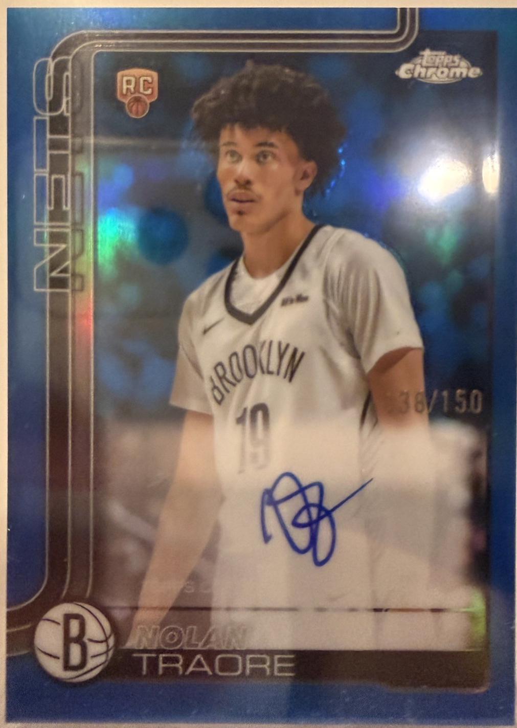 Nolan Traore [Refractor Blue] #TCAR-NT