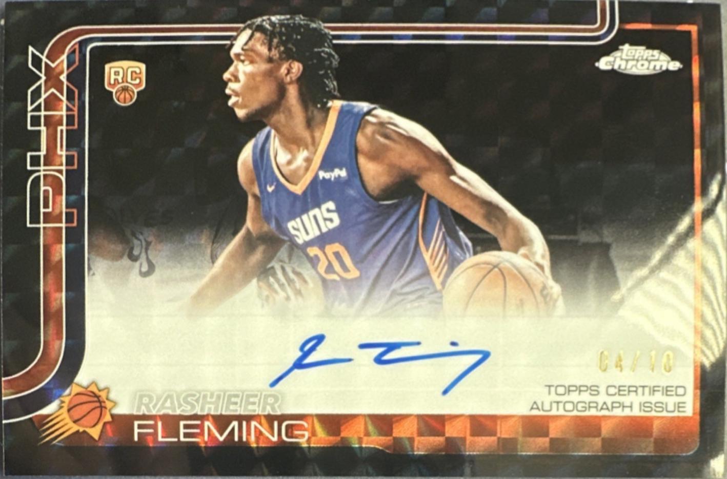Rasheer Fleming [Refractor Black] #TCAR-RF