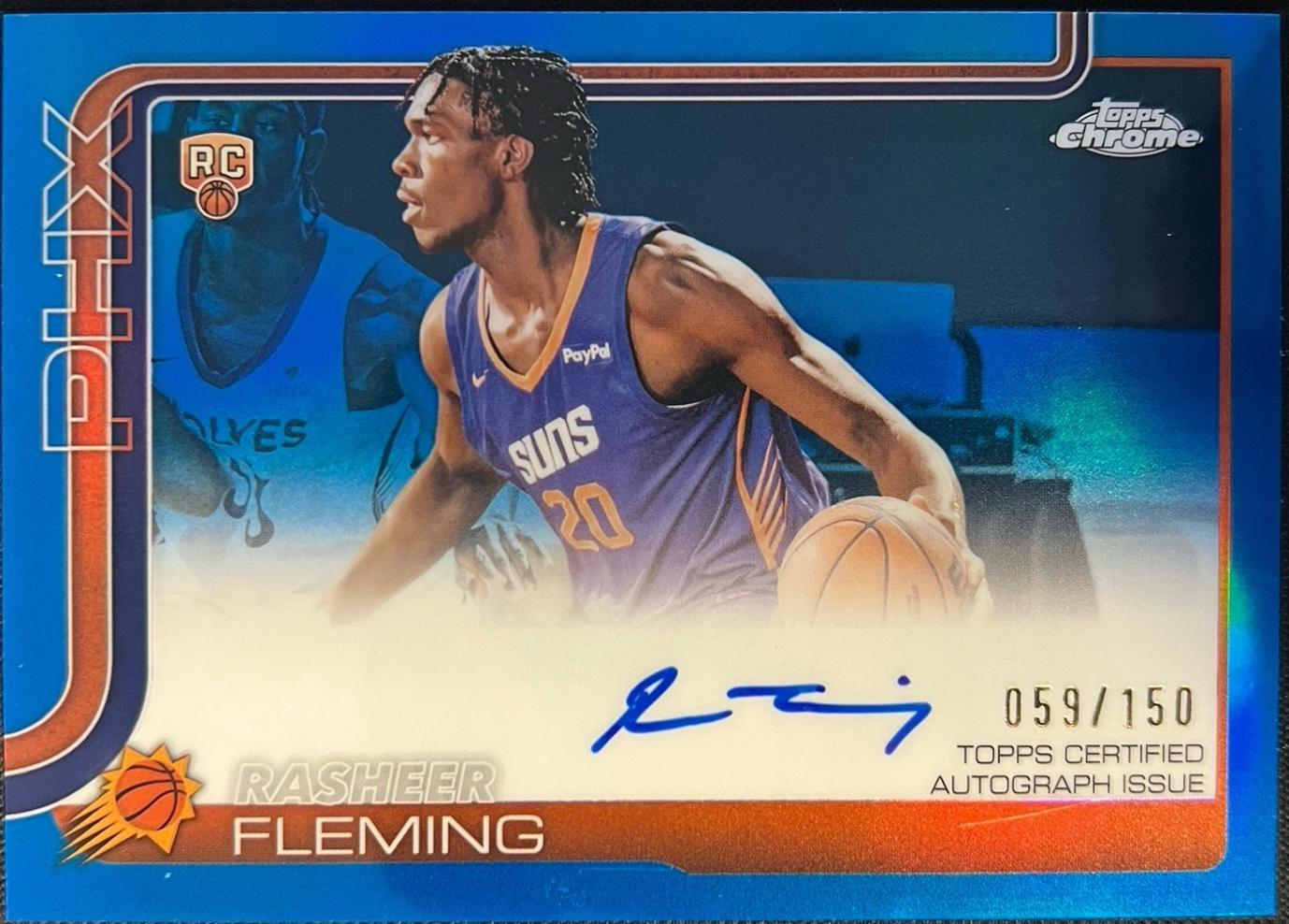 Rasheer Fleming [Refractor Blue] #TCAR-RF