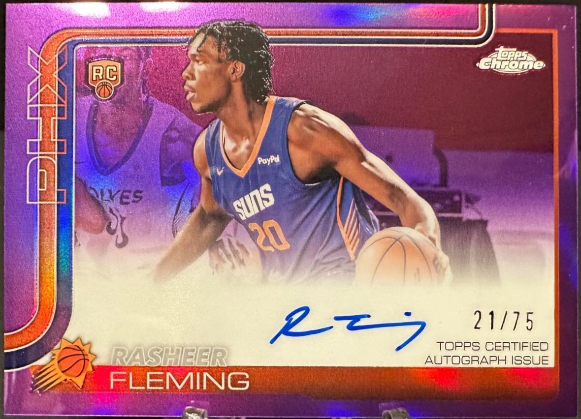 Rasheer Fleming [Refractor Purple] #TCAR-RF
