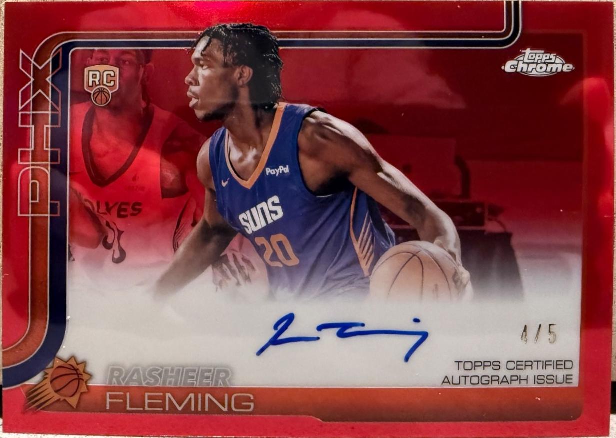 Rasheer Fleming [Refractor Red] #TCAR-RF
