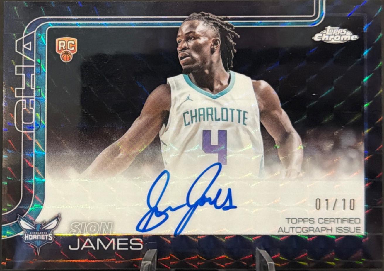 Sion James [Refractor Black] #TCAR-SJ