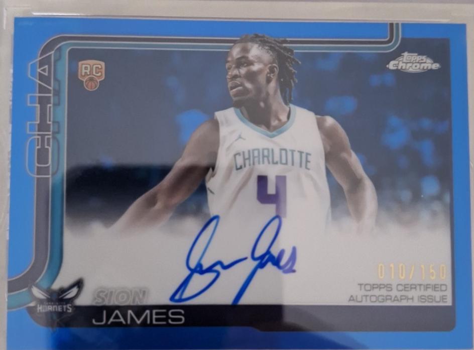 Sion James [Refractor Blue] #TCAR-SJ