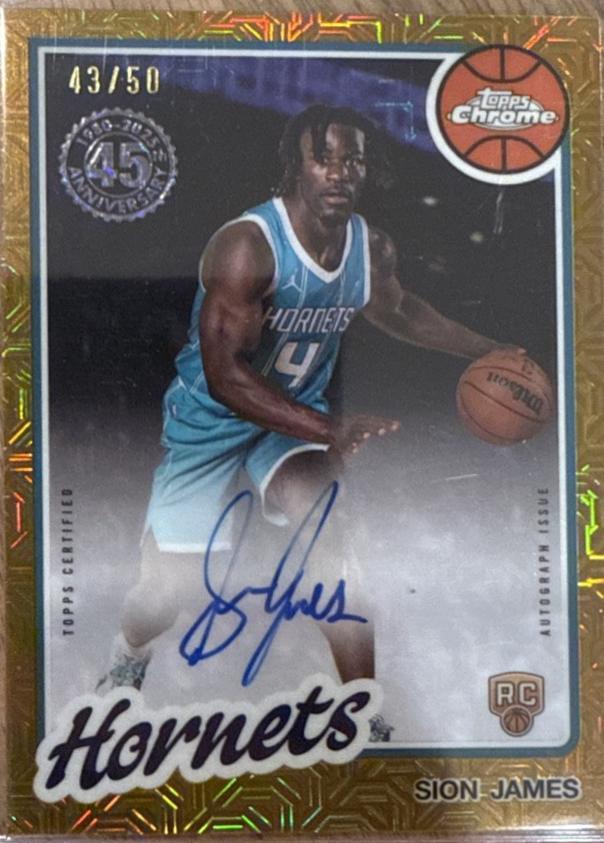 Sion James [Refractor Gold] #TCAR-SJ