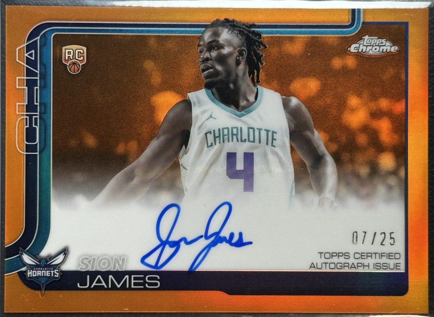 Sion James [Refractor Orange] #TCAR-SJ