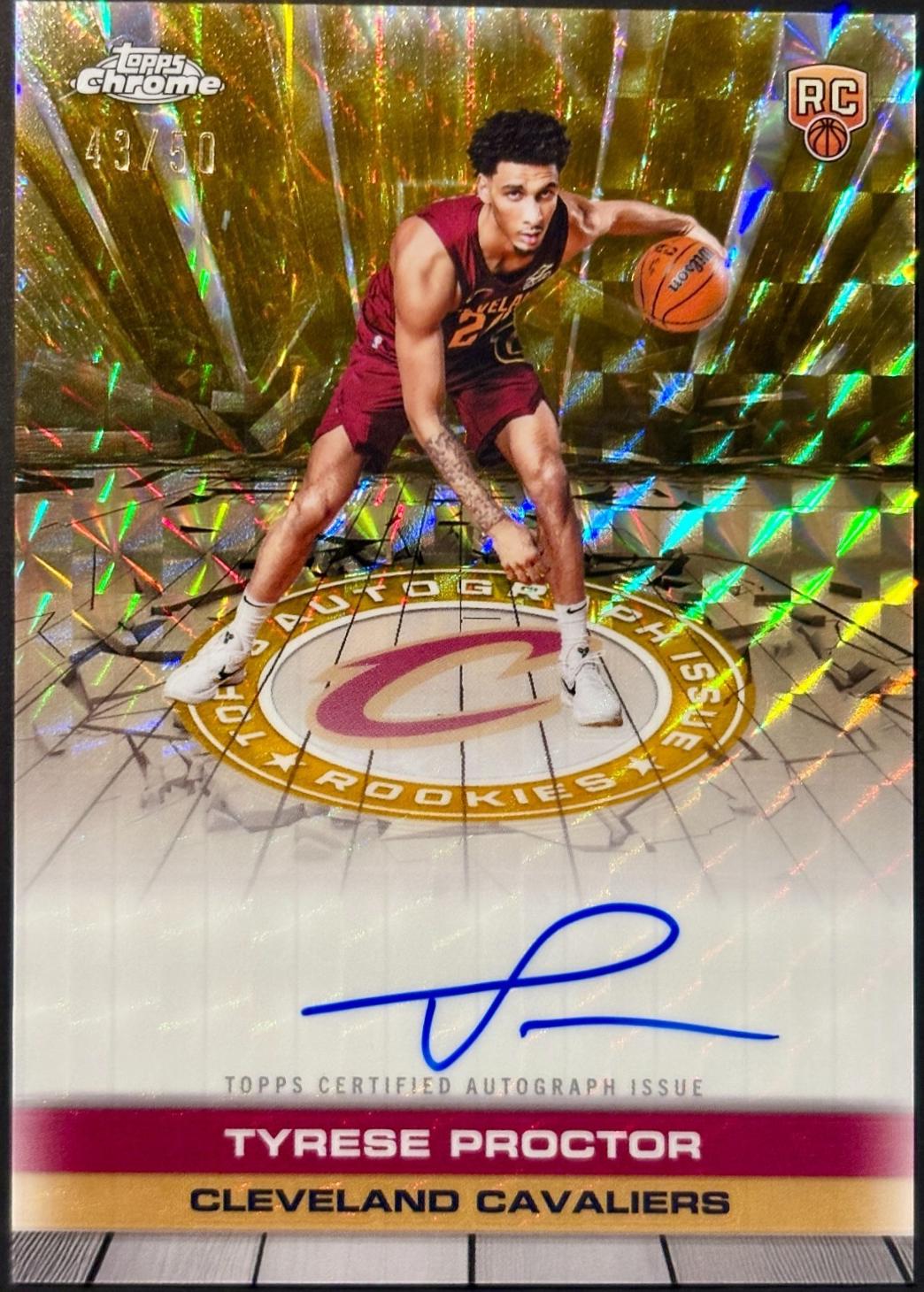 Tyrese Proctor [Refractor Gold] #TCAR-TP