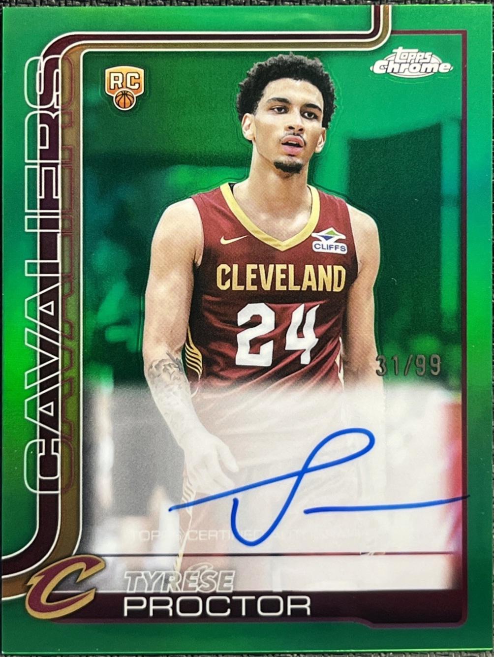 Tyrese Proctor [Refractor Green] #TCAR-TP