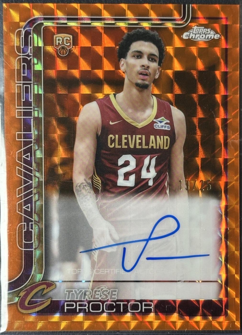 Tyrese Proctor [Refractor Orange] #TCAR-TP