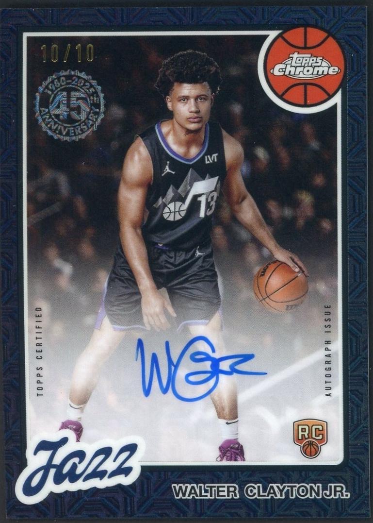 Walter Clayton Jr. [Refractor Black] #TCAR-WCJ