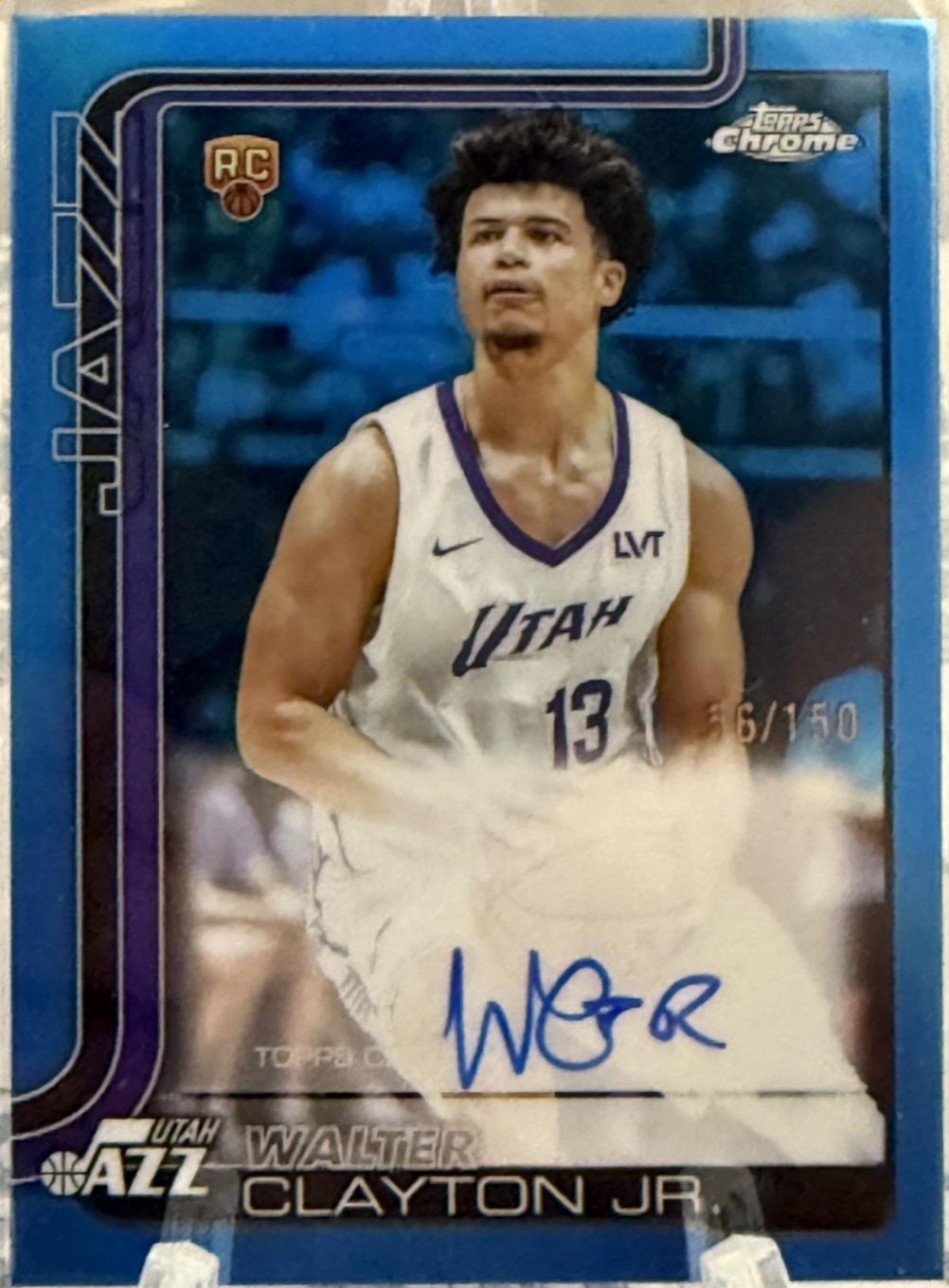 Walter Clayton Jr. [Refractor Blue] #TCAR-WCJ