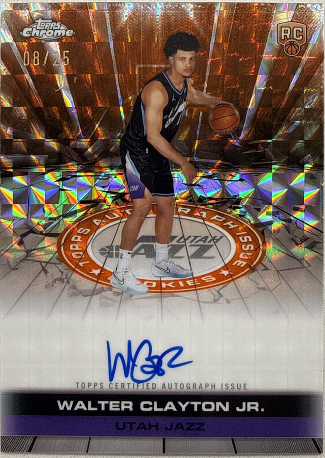 Walter Clayton Jr. [Refractor Orange] #TCAR-WCJ