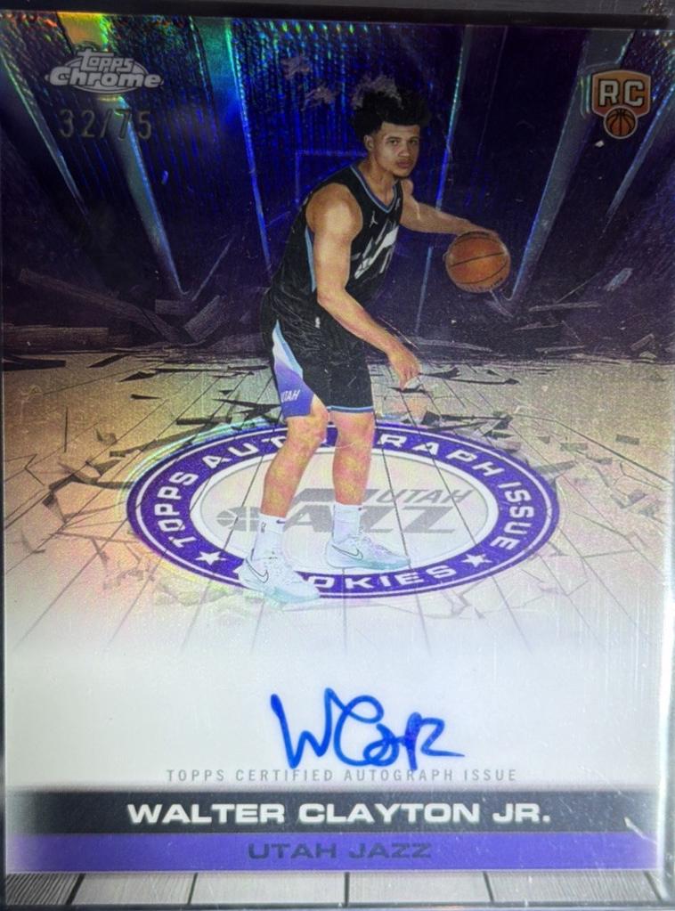 Walter Clayton Jr. [Refractor Purple] #TCAR-WCJ