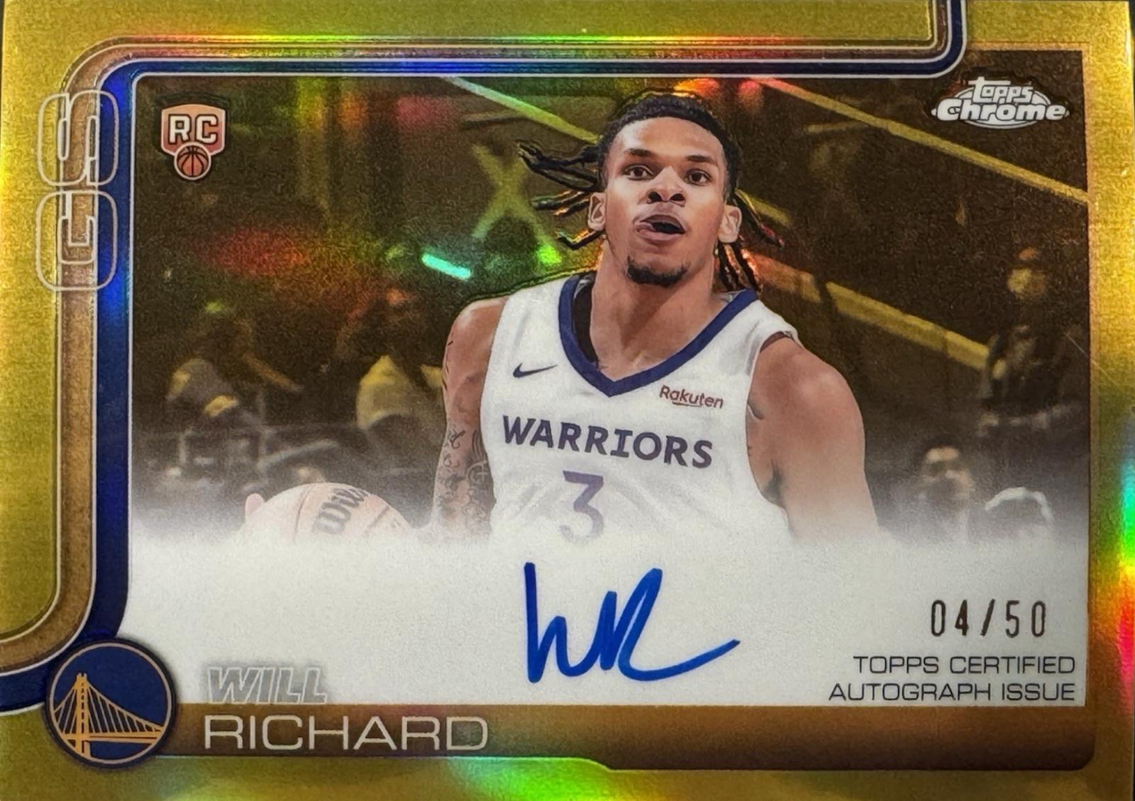 Will Richard [Refractor Gold] #TCAR-WIR