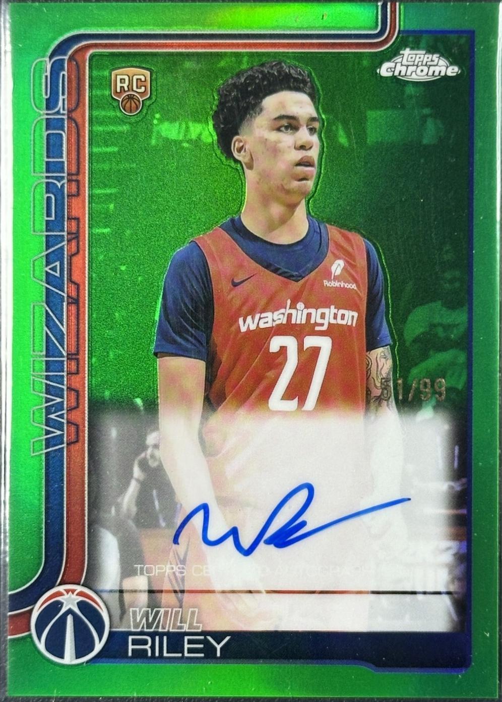 Will Riley [Refractor Green] #TCAR-WR