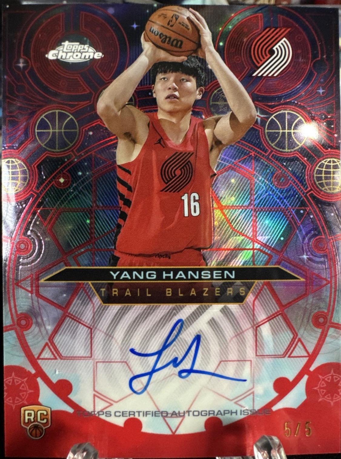 Yang Hansen [Refractor Red] #TCAR-YH