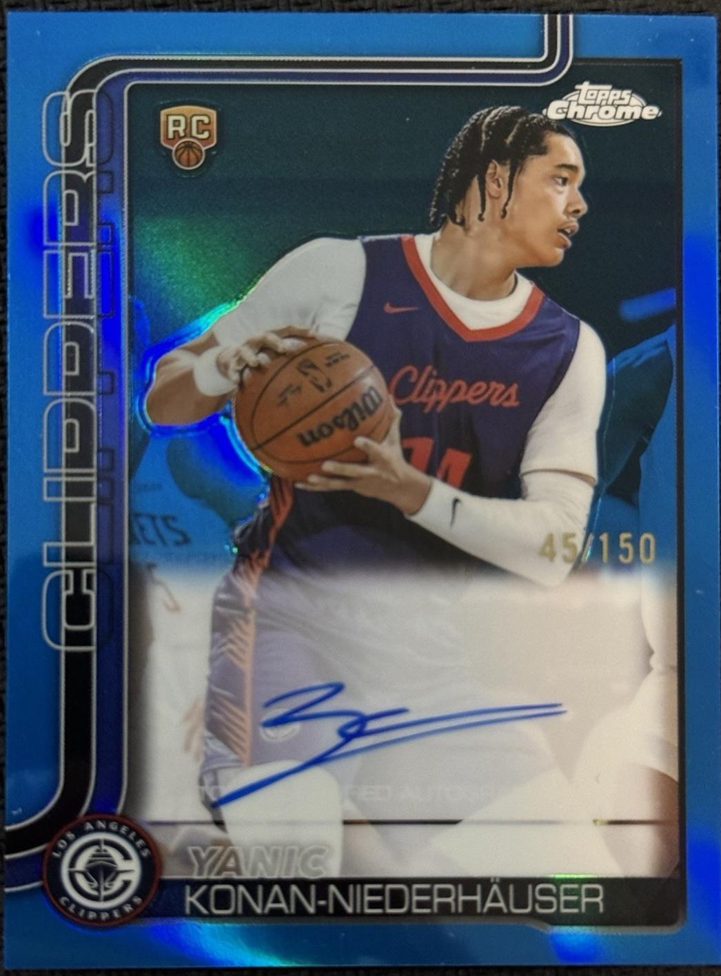 Yanic Konan-Niederhauser [Refractor Blue] #TCAR-YKN