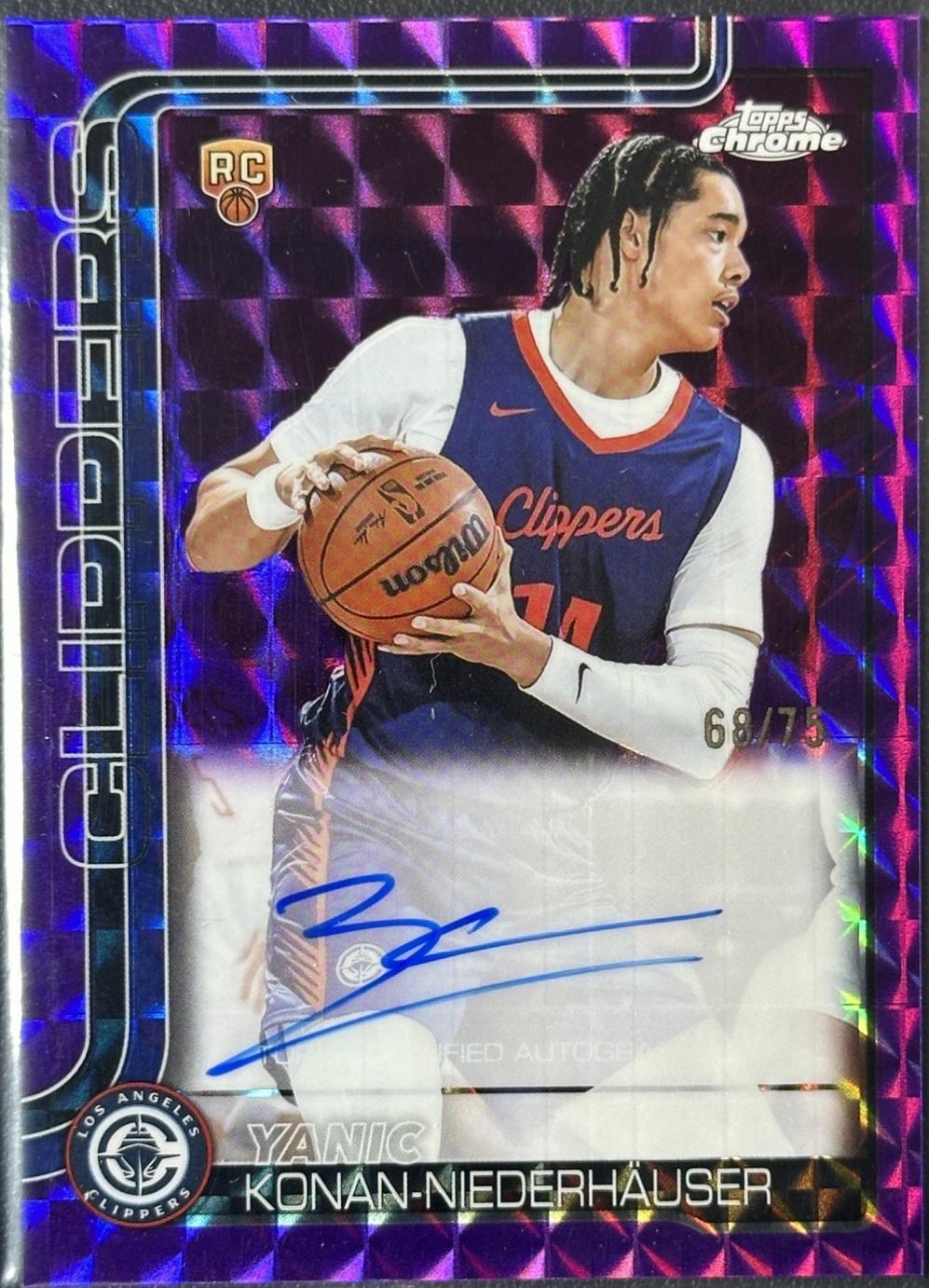 Yanic Konan-Niederhauser [Refractor Purple] #TCAR-YKN