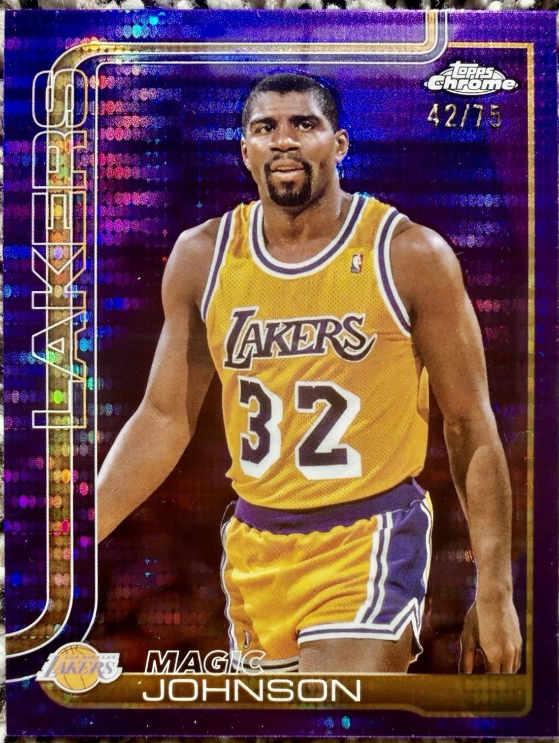 Magic Johnson [Purple] #244