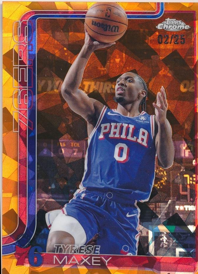 Tyrese Maxey [Orange] #185