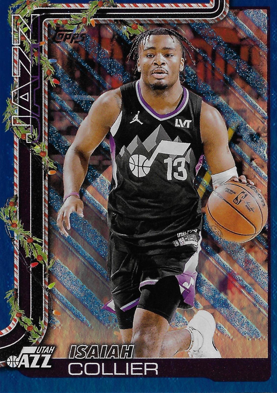 Isaiah Collier [Blue Metallic Glitter] #H105