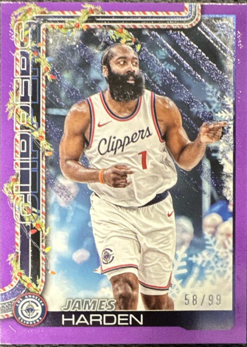 James Harden [Purple Metallic Glitter] #H113