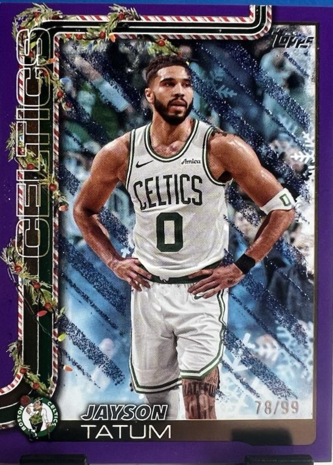 Jayson Tatum [Purple Metallic Glitter] #H1