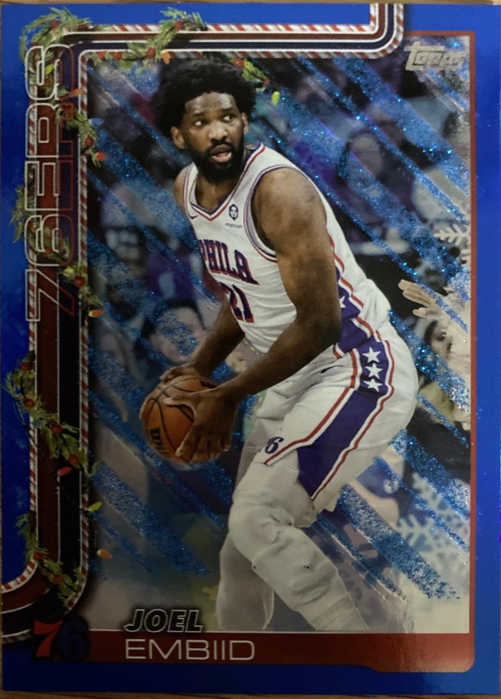 Joel Embiid [Blue Metallic Glitter] #H18