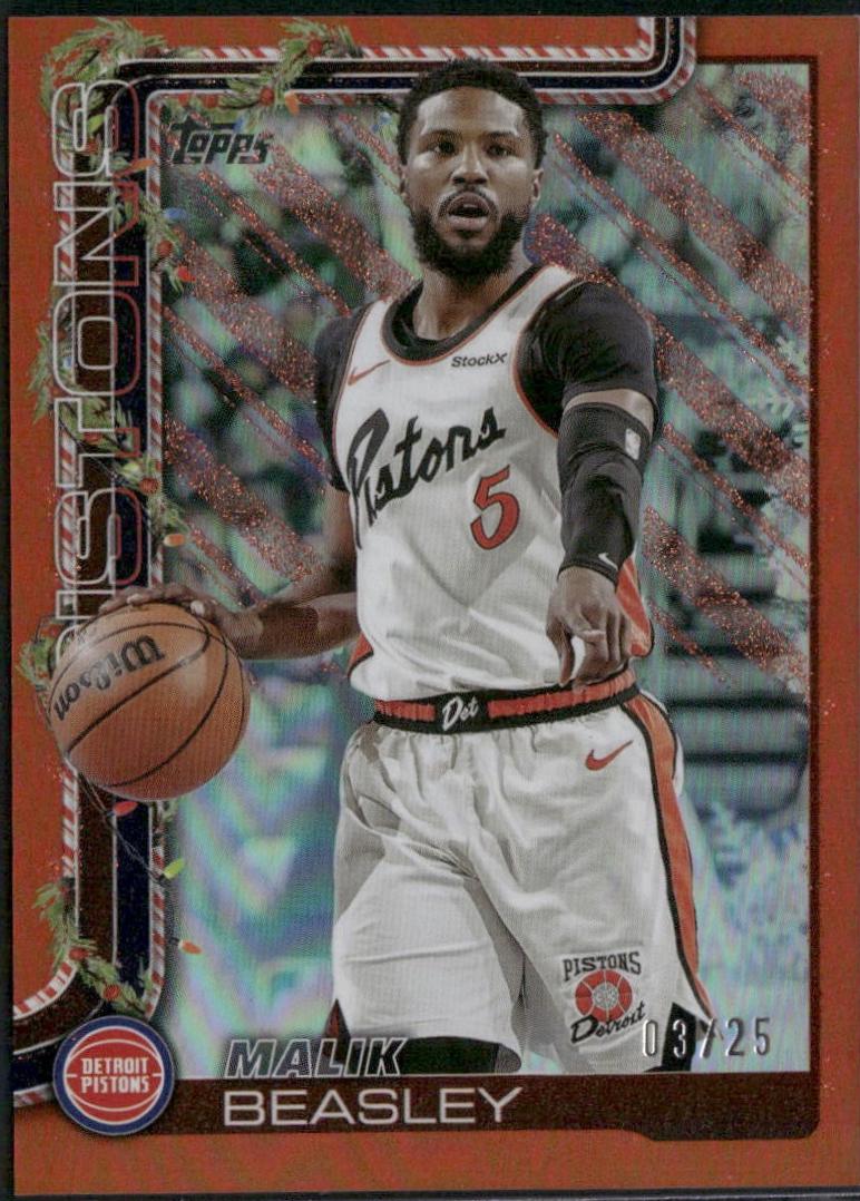 Malik Beasley [Orange Metallic Glitter] #H35