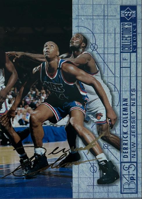 Derrick Coleman [Gold Signature] #388