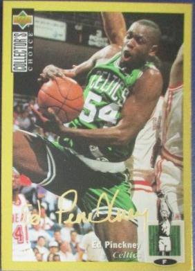 Ed Pinckney [Gold Signature] #54