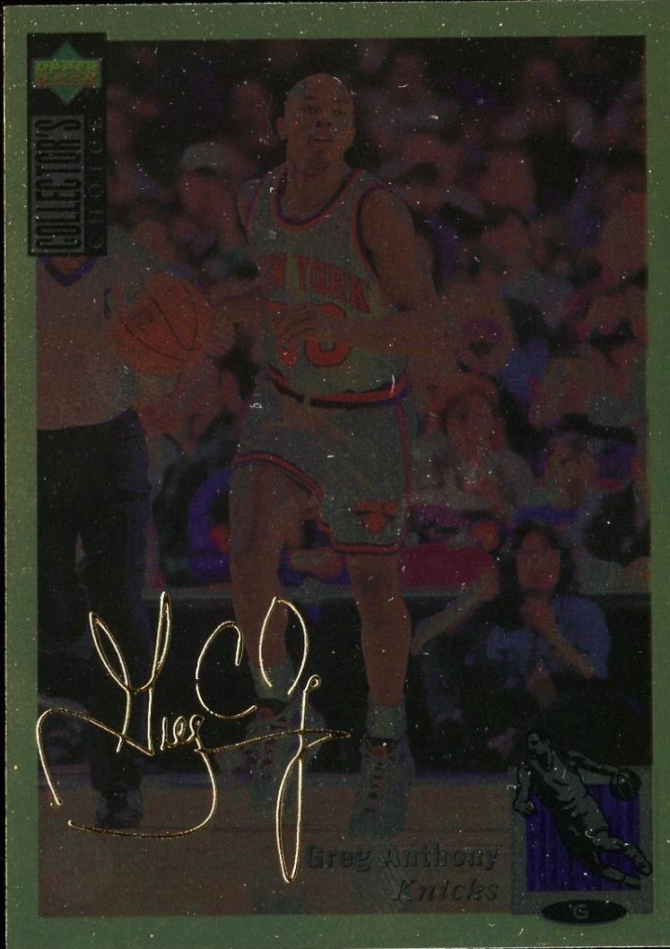 Greg Anthony [Gold Signature] #91