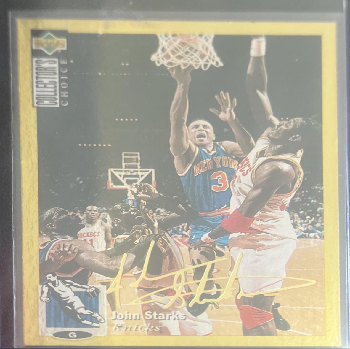 John Starks [Gold Signature] #303