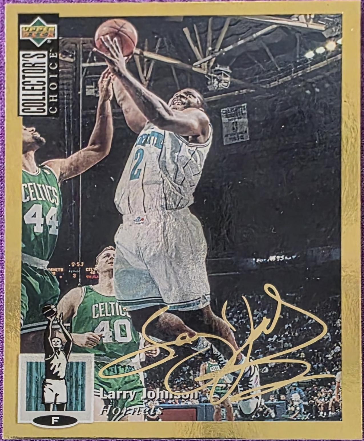 Larry Johnson [Gold Signature] #302